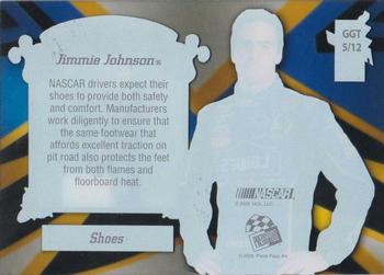 2008 Press Pass VIP - Gear Gallery Transparent #GGT 5 Jimmie Johnson Back