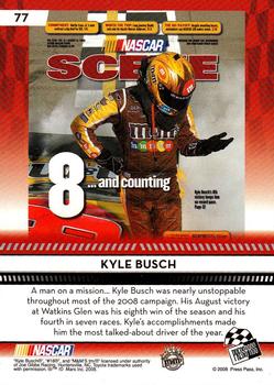 2009 Press Pass - Blue #77 Kyle Busch Back