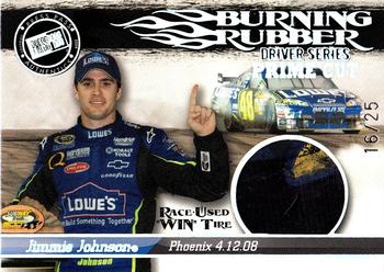 2009 Press Pass - Burning Rubber-Driver Series-Prime Cut #BRD8 Jimmie Johnson/Phoenix April 12 Front