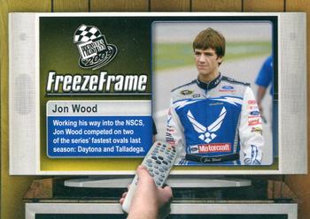 2009 Press Pass - Freeze Frame #FF 5 Jon Wood Front