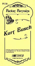 2009 Press Pass - Pocket Portraits #PP 5 Kurt Busch Back