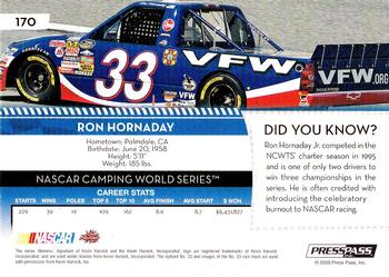 2009 Press Pass - Red #170 Ron Hornaday Back