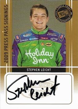 2009 Press Pass - Signings Gold #NNO Stephen Leicht Front