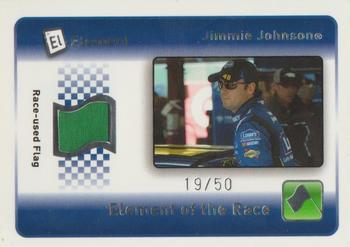 2009 Wheels Element - Elements of the Race Green Flag #ERG-JJ Jimmie Johnson Front