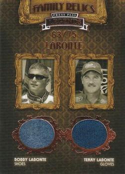2009 Press Pass Legends - Family Relics Bronze #FR-La2 Terry Labonte / Bobby Labonte Front
