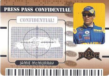 2009 Press Pass Stealth - Press Pass Confidential Confidential! #PC 8 Jamie McMurray Front