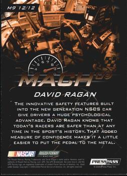 2009 Press Pass Stealth - Mach 09 #M9 12 David Ragan Back