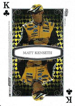 2009 Wheels Main Event - Playing Cards Blue #K♣ Matt Kenseth Front