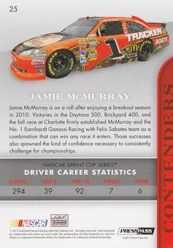2011 Press Pass Premium #25 Jamie McMurray Back