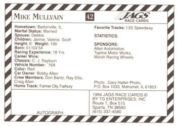 1994 Jags #42 Mike Mullvain Back