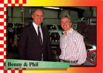 1989 Maxx #131 Benny Parsons / Phil Parsons Front