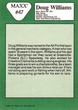 1989 Maxx #47 Doug Williams Back