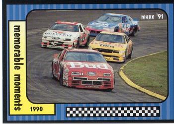 1991 Maxx #140 Geoff Bodine / Chad Little / Ernie Irvan / Kyle Petty Cars Front