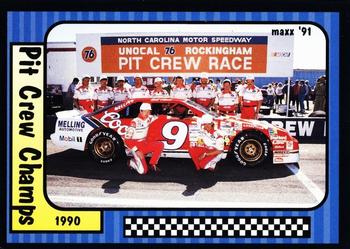 1991 Maxx Update #50 Pit Crew Champs Front