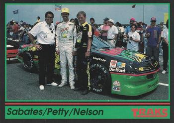 1991 Traks #173 Felix Sabates / Kyle Petty / Gary Nelson Front