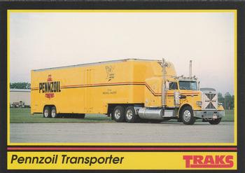 1991 Traks #195 Pennzoil Transporter Front