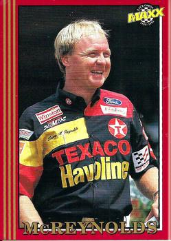 1992 Maxx (Red) #150 Larry McReynolds Front