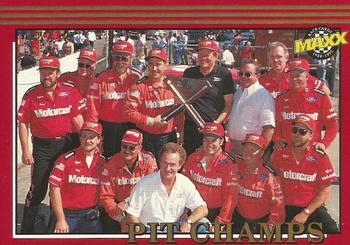 1992 Maxx (Red) #147 Morgan Shepherd Pit Champs Front