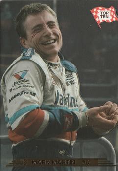 1993 Action Packed #44 Mark Martin Front