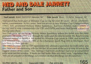 1993 Action Packed #165 Dale and Ned Back