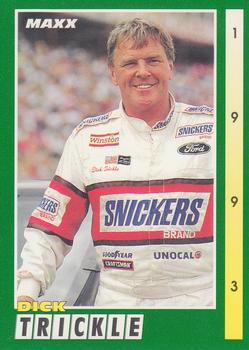 1993 Maxx #75 Dick Trickle Front