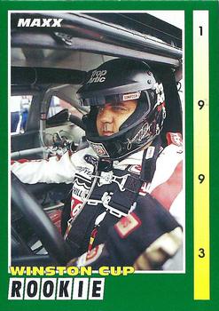 1993 Maxx #191 Jimmy Hensley WC ROY Front
