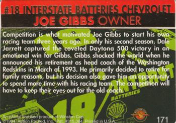 1994 Action Packed #171 Joe Gibbs Back