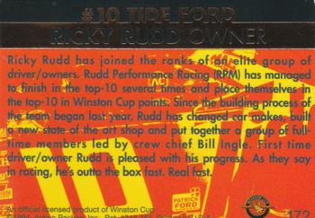 1994 Action Packed #172 Ricky Rudd Back