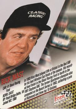 1994 Finish Line #2 Rick Mast Back