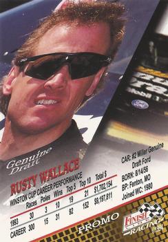 1994 Finish Line #NNO Rusty Wallace Back