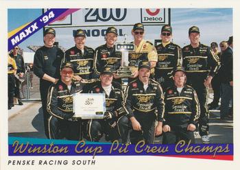 1994 Maxx #199 Winston Cup Pit Crew Champs Front