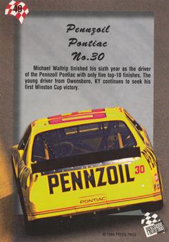 1994 Press Pass #49 Michael Waltrip's Car Back
