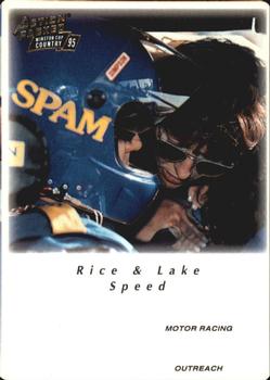 1995 Action Packed Winston Cup Country #23 Lake Speed / Rice Speed Front