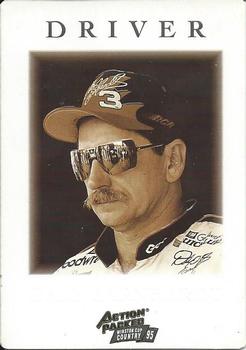 1995 Action Packed Winston Cup Country #62 Dale Earnhardt Front