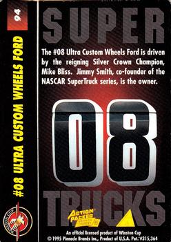 1995 Action Packed Winston Cup Country #94 Mike Bliss' SuperTruck Back