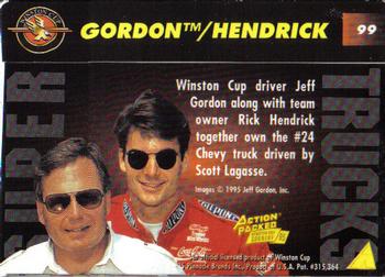 1995 Action Packed Winston Cup Country #99 Jeff Gordon / Rick Hendrick Back
