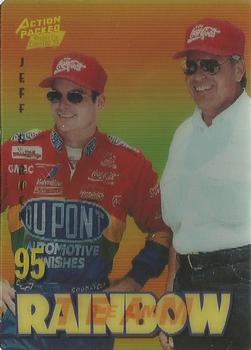 1995 Action Packed Winston Cup Country - Team Rainbow #8 Jeff Gordon / Rick Hendrick Front