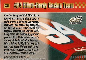 1995 Action Packed Winston Cup Stars #36 Bill Elliott's Car Back