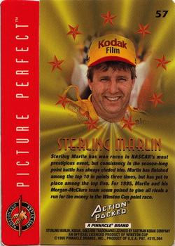 1995 Action Packed Winston Cup Stars #57 Sterling Marlin Back
