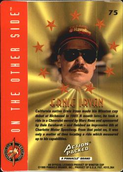 1995 Action Packed Winston Cup Stars #75 Ernie Irvan Back