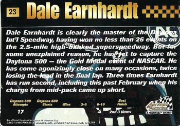 1995 Action Packed Winston Cup Stars #23 Dale Earnhardt Back