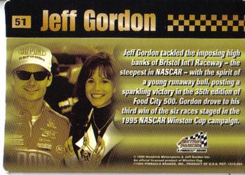 1995 Action Packed Winston Cup Stars #51 Jeff Gordon Back