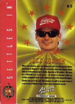 1995 Action Packed Winston Cup Stars #65 Jeff Gordon Back