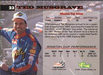 1995 Assets #23 Ted Musgrave Back
