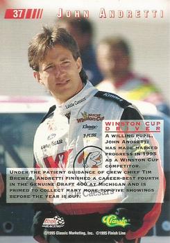 1995 Classic Images #37 John Andretti Back