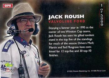 1995 Classic Images - Owner's Pride #OP8 Jack Roush Back