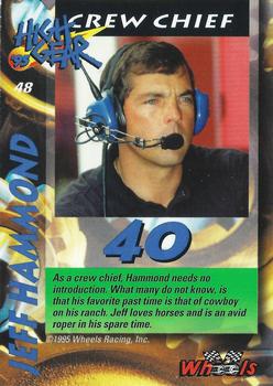 1995 Wheels High Gear #48 Jeff Hammond Back