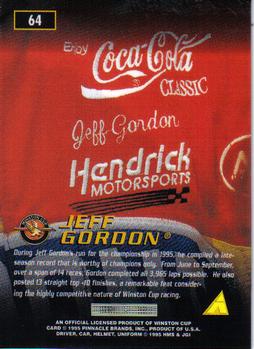 1995 Pinnacle Zenith #64 Jeff Gordon Back
