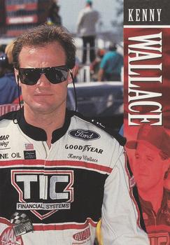 1995 Press Pass #72 Kenny Wallace Front