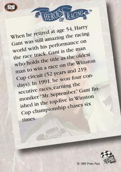 1995 Press Pass #120 Harry Gant Back